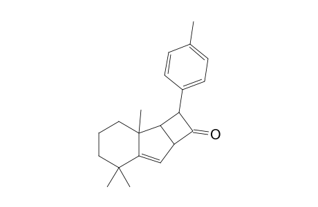 5-(p-Tolyl)-7,11,11-trimethyltricyclo[5.4.0.0(3,6)]undec-1-ene-4-one