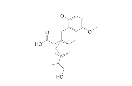 Tetracyclo[11.4.0.0(3,11).0(7,11)]heptadeca-1(13),14,16-triene-4-carboxylic acid, 14,17-dimethoxy-8-(2-hydroxy-1-methylethyl)-