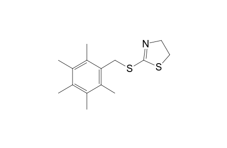 2-[(2,3,4,5,6-pentamethylbenzyl) thio-2-thiazoline