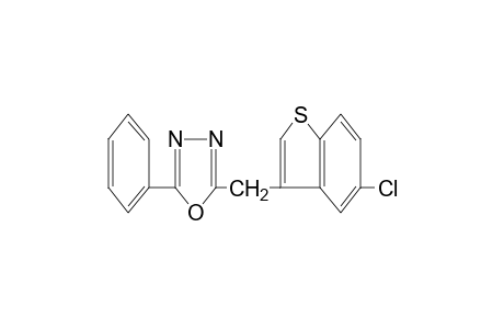 2-[(5-chlorobenzo[b]thien-3-yl)methyl]-5-phenyl-1,3,4-oxadiazole