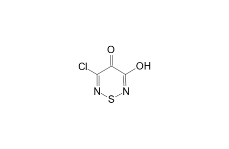 3-Chloro-5-hydroxy-4H-1,2,6-thiadiazin-4-one