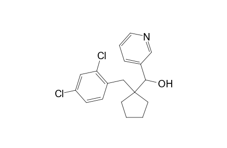3-Pyridinemethanol, alpha-[1-[(2,4-dichlorophenyl)methyl]cyclopentyl]-