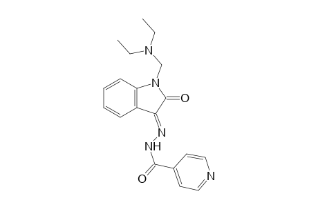 N'-{(3E)-1-[(diethylamino)methyl]-2-oxo-1,2-dihydro-3H-indol-3-ylidene}isonicotinohydrazide