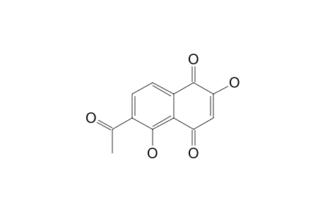 1,4-Naphthoquinone, 6-acetyl-2,5-dihydroxy-