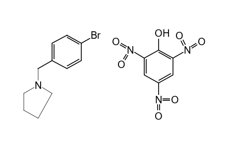 1-(p-bromobenzyl)pyrrolidine, picrate