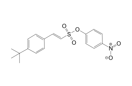 (E)-4-nitrophenyl 2-(4-(tert-butyl)phenyl)ethenesulfonate