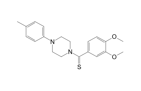 4-thioveratroyl-1-(p-tolyl)piperazine