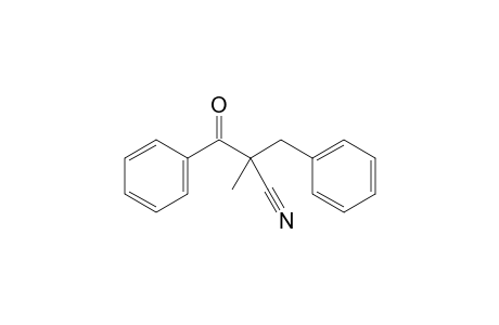 2-benzyl-2-methyl-3-oxo-3-phenylpropanenitrile