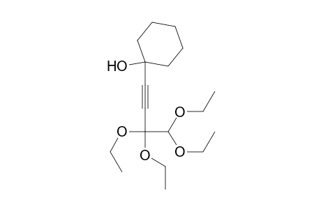 1-(3,3,4,4-Tetraethoxybut-1-ynyl)cyclohexanol