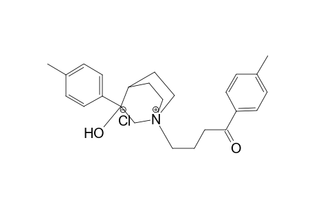 3-p-methylphenyl-3-hydroxy-N-(4'-p-methylphenyl-4'-oxobutyl)quinuclidinium chloride