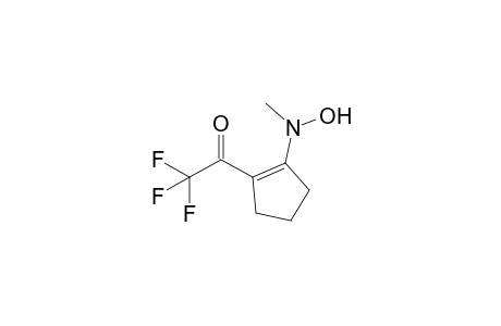 2,2,2-trifluoro-1-[2-(hydroxy-methylamino)-1-cyclopentenyl]ethanone