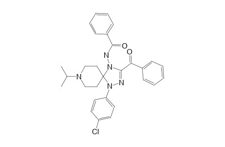 3-BENZOYL-4-BENZOYLAMINO-1-(4-CHLOROPHENYL)-8-ISOPROPYL-1,2,4,8-TETRAAZA-SPIRO-[4.5]-DEC-2-ENE