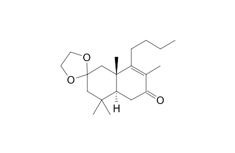 (4'aS,8'aS)-4'-butyl-3',4'a,8',8'-tetramethyl-2'-spiro[1,3-dioxolane-2,6'-1,5,7,8a-tetrahydronaphthalene]one