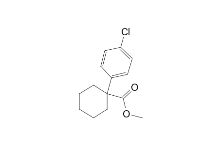 1-(p-chlorophenyl)cyclohexanecarboxylic acid, methyl ester