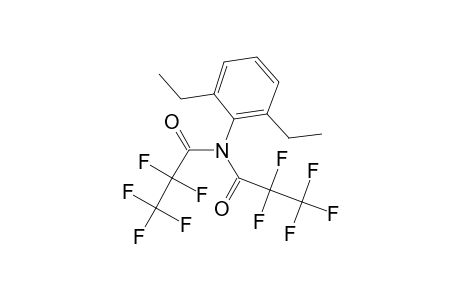 2,6-Diethylaniline, N,N-bis(pentafluoropropionyl)-