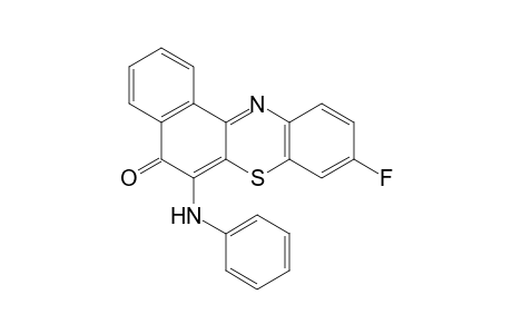 6-anilino-9-fluoro-5H-benzo[a]phenothiazin-5-one