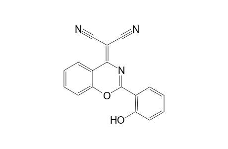 2-(2-Hydroxyphenyl)-1,3-benzoxazin-4-ylidenmalodinitrile
