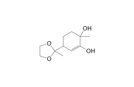 1,3-Dioxolane, 2-(3,4-dihydroxy-4-methyl-2-cyclohexen-1-yl)-2-methyl-