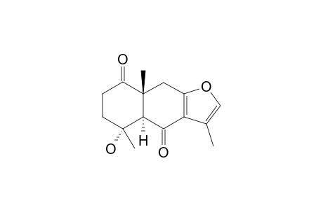 4-ALPHA-HYDROXY-8,12-EPOXYEUDESMA-7,11-DIENE-1,6-DIONE