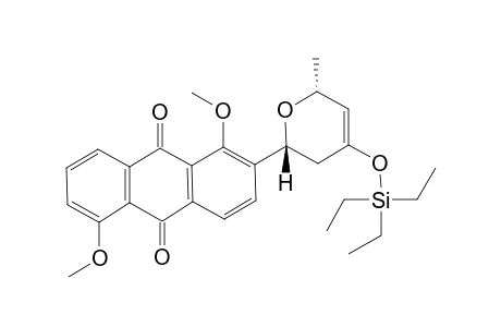 1,5-DIMETHOXY-2-[6'-METHYL-4'-(TRIMETHYLSILYLOXY)-3',6'-DIHYDRO-2'H-PYRAN-2-YL)-ANTHRAQUINONE