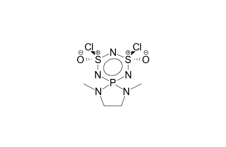 SPIRO[CIS-2,4-DIOXO-2,4-DICHLORO-1,3,5,2,4,6-TRIAZADITHIAPHOSPHORIN-6,2'-(N,N'-DIMETHYL-1',3',2'-DIAZAPHOSPHOLANE)]