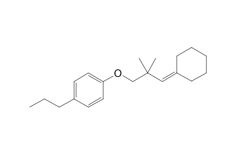 1-(3-Cyclohexylidene-2,2-dimethyl-propoxy)-4-propyl-benzene