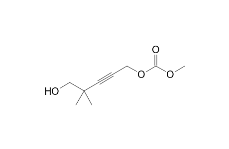 (4,4-dimethyl-5-oxidanyl-pent-2-ynyl) methyl carbonate