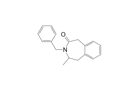 3-BENZYL-4-METHYL-1,3,4,5-TETRAHYDRO-3-BENZAZEPIN-2-ONE