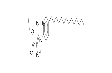 Ethyl 1-(4-tetradecylphenyl)-5-aminoimidazole-4-carboxylate