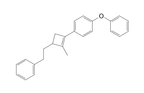 1-(2-Methyl-3-phenethylcyclobut-1-en-1-yl)-4-phenoxybenzene