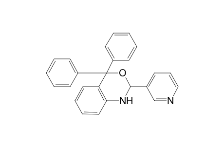 4,4-Diphenyl-2-pyridin-3-yl-1,4-dihydro-2H-benzo[d][1,3]oxazine