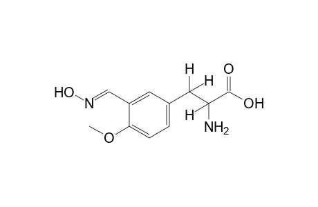 3-(3-formyl-4-methoxyphenyl)-L-alanine, (E)-oxime