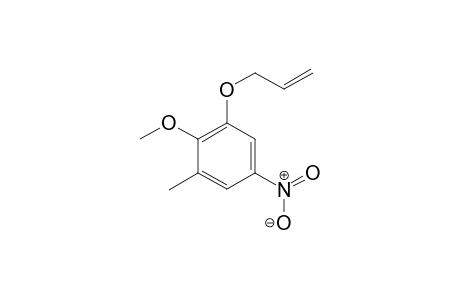 1-allyloxy-2-methoxy-3-methyl-5-nitro-benzene