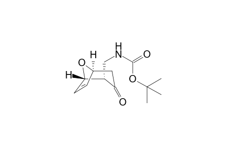 tert-Butyl (((1S*,2S*,5S*)-3-oxo-8-oxabicyclo[3.2.1]oct-6-en-2-yl)methyl)carbamate