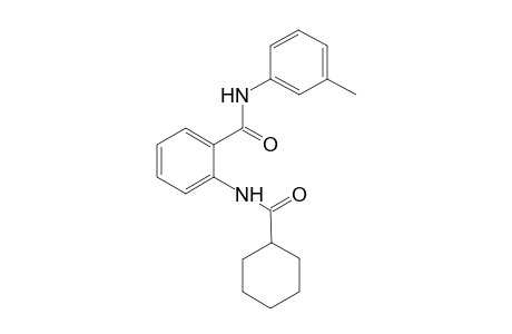 2-[(cyclohexylcarbonyl)amino]-N-(3-methylphenyl)benzamide