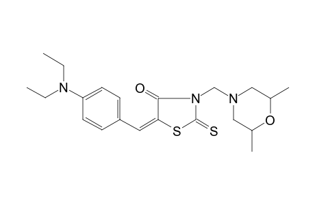 5-(4-Diethylamino-benzylidene)-3-(2,6-dimethyl-morpholin-4-ylmethyl)-2-thioxo-thiazolidin-4-one