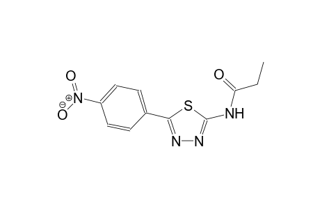 propanamide, N-[5-(4-nitrophenyl)-1,3,4-thiadiazol-2-yl]-