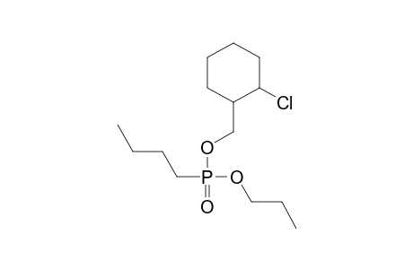 Butylphosphonic acid, 2-chlorocyclohexylmethyl propyl ester