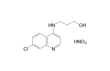 3-[(7-chloro-4-quinolyl)amino]-1-propanol, nitrate