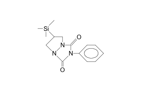 2-Phenyl-6-trimethylsilyl-6,7-dihydro-5H-pyrazolo[1,2-a][1,2,4]triazole-1,3-dione