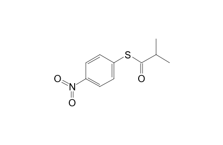 4-Nitrothiophenol, S-(2-methylpropionyl)-