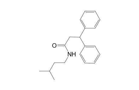 N-isopentyl-3,3-diphenylpropanamide