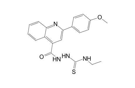 N-ethyl-2-{[2-(4-methoxyphenyl)-4-quinolinyl]carbonyl}hydrazinecarbothioamide