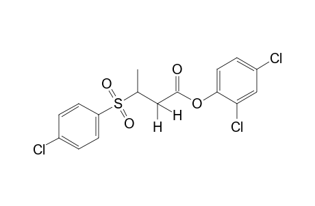 3-[(p-Chlorophenyl)sulfonyl]butyric acid, 2,4-dichlorophenyl ester