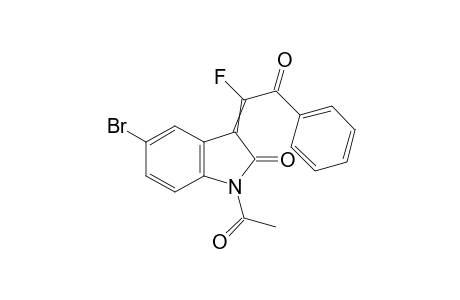 1-acetyl-5-bromo-3-(1-fluoro-2-oxo-2-phenyl-ethylidene)indolin-2-one