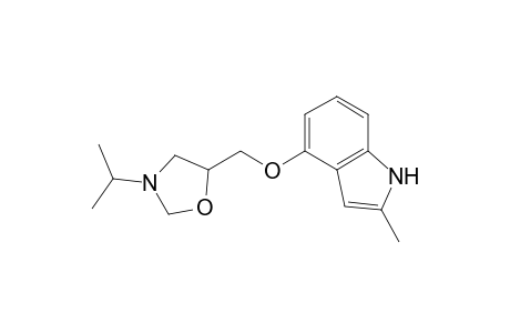 4-((3-isopropyl-2,3,4,5-tetrahydrooxazol-5-yl)methoxy)-2-methylindole