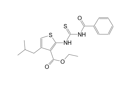 Ethyl 2-{[(benzoylamino)carbothioyl]amino}-4-isobutyl-3-thiophenecarboxylate