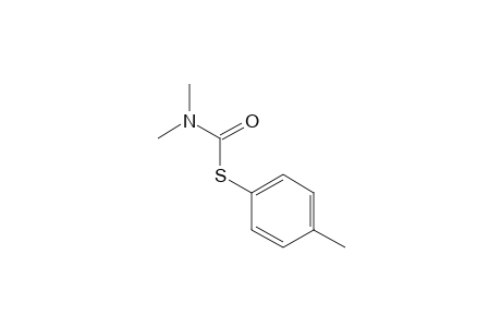 Carbamic acid, dimethylthio-, S-p-tolyl ester