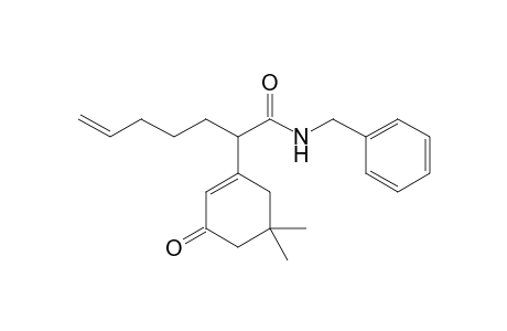 N-Benzyl-2-( 5',5'-dimethyl-3'-oxocyclohex-1'-enyl)hept-6-enamide