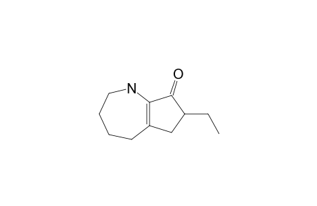 7-Ethyl-2,3,4,5,6,7-hexahydrocyclopent(b)azepin-8(1H)-one